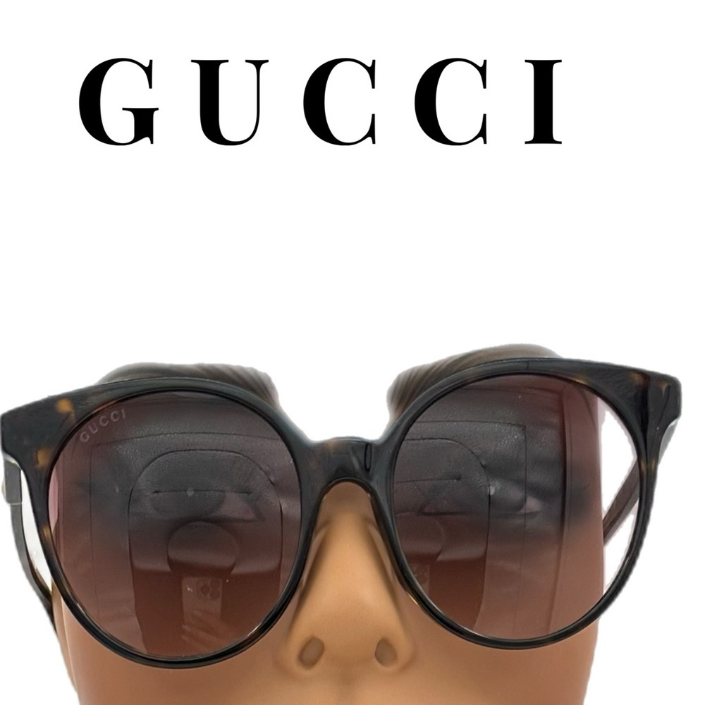 GUCCI- GG0488S Havana 54mm - Picture 1 of 5